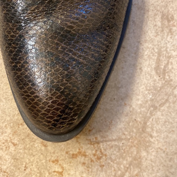 Zara snakeskin look flat booties size 39 - Picture 7 of 7